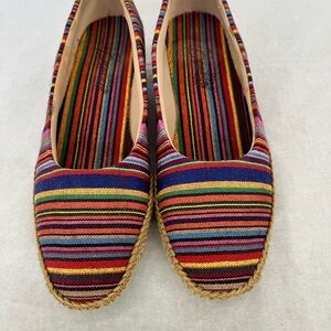 Beacons Phoenix Multicolor Striped Women’s Espadrille Flats